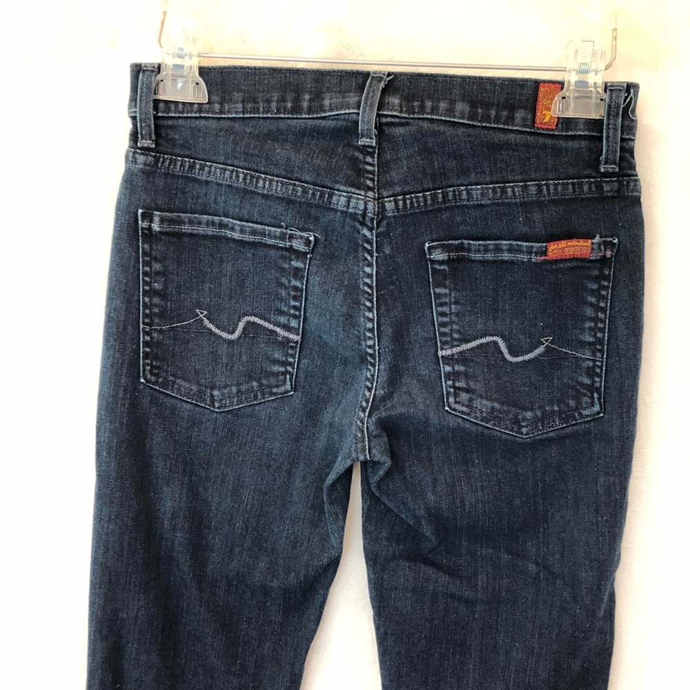 7 For All Mankind  boot leg mid rise jeans